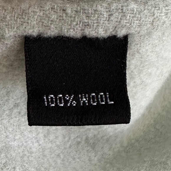 Linda Allard Ellen Tracy 100% Wool Open-Front Jacket Light Gray 4P Cozy Fall - Picture 8 of 10